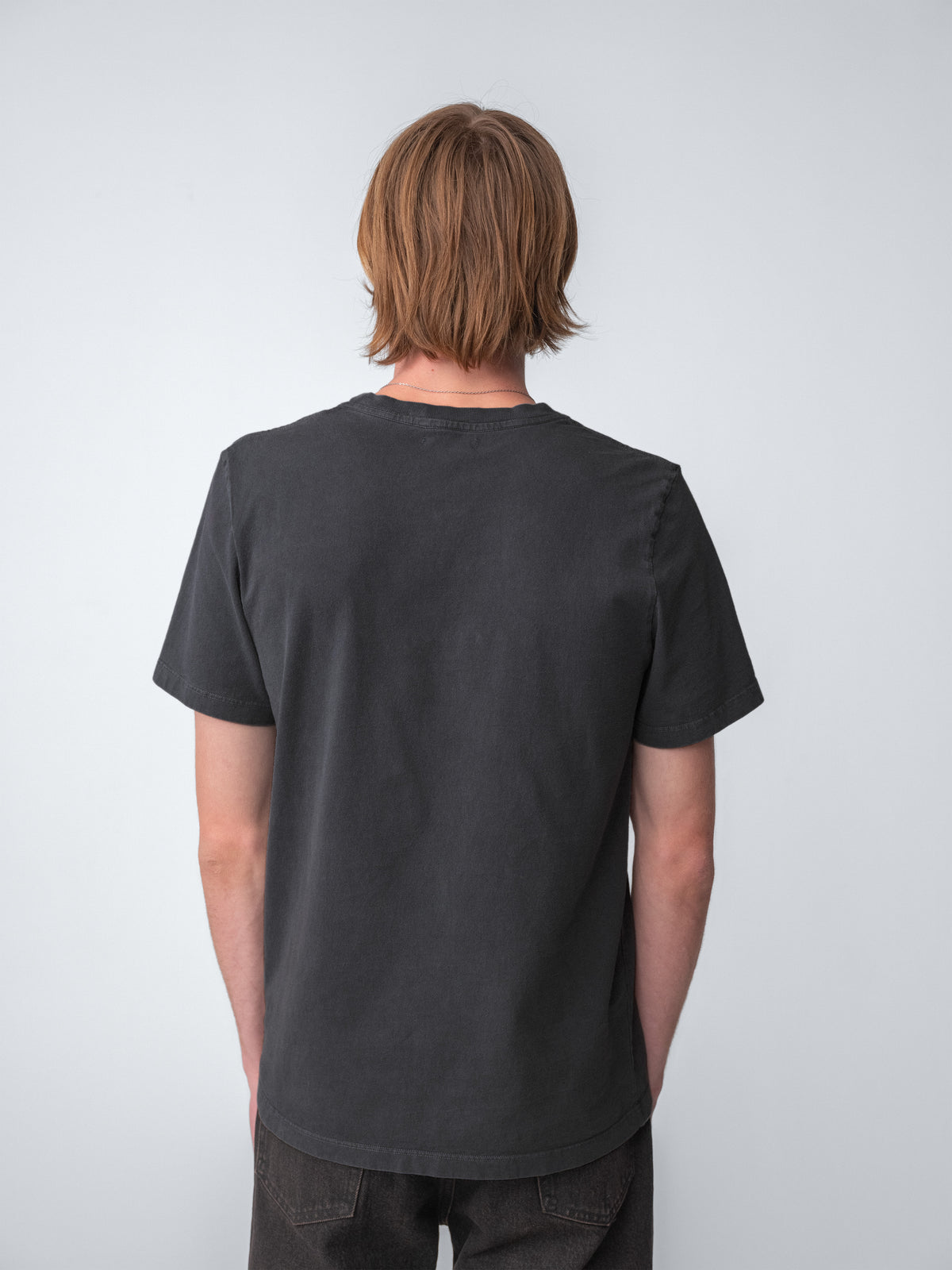 Model wearing Angel T-Shirt back view