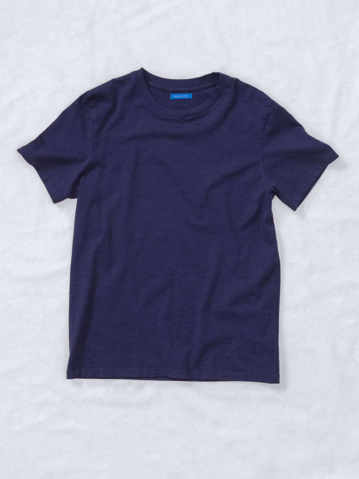 Flat lay Staple T-Shirt in true navy