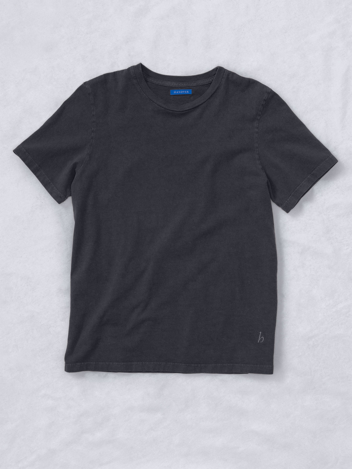 Flat lay Sunwashed Staple T-Shirt in charcoal