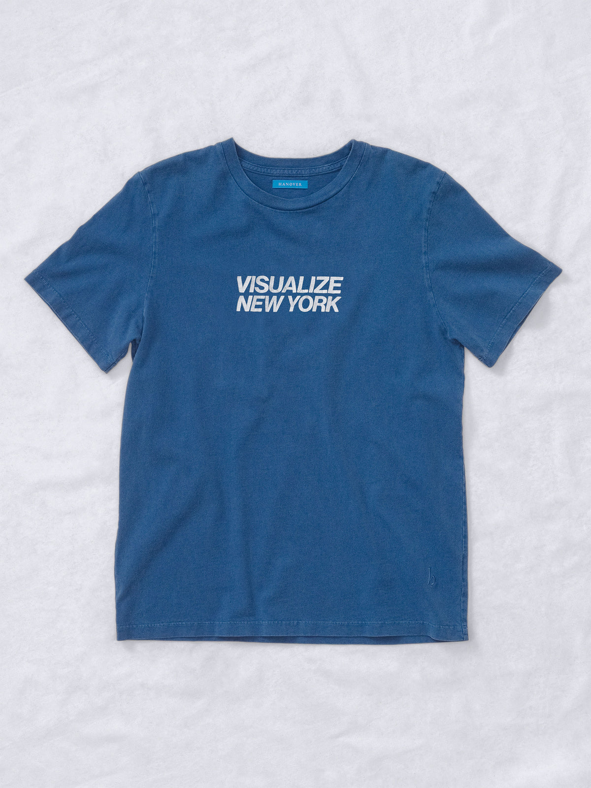 Hanover visualize new york t shirt  flat lay